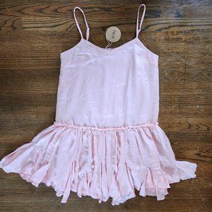 Bibi light pink silk dress